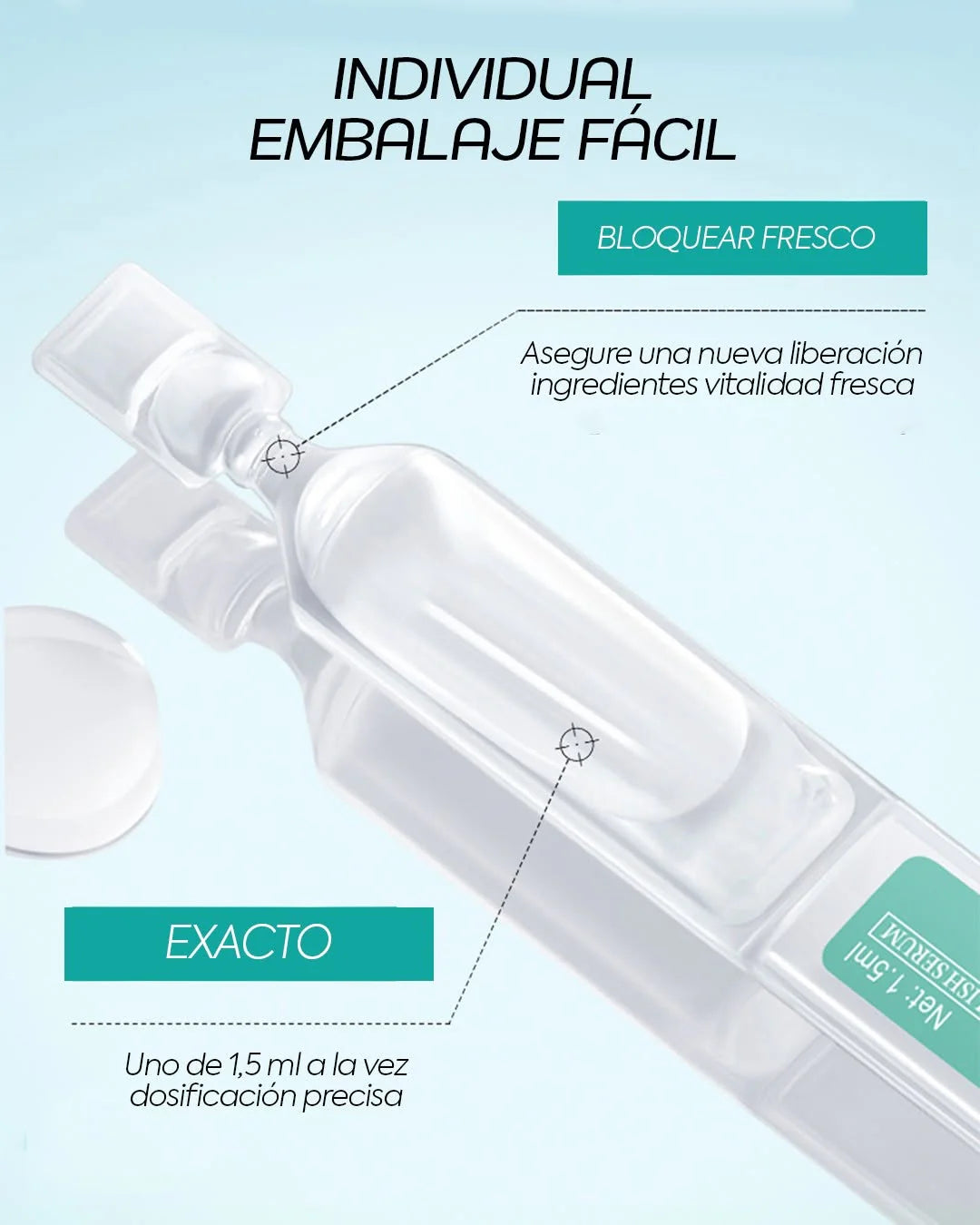 BIOAQUA - Ampolla Facial Ácido Hialurónico (30 x 1.5 ml)