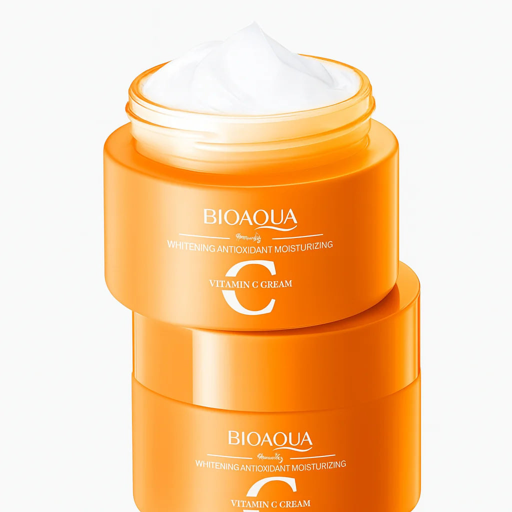 BIOAQUA - Crema Facial Hidratante con Vitamina C Antioxidante