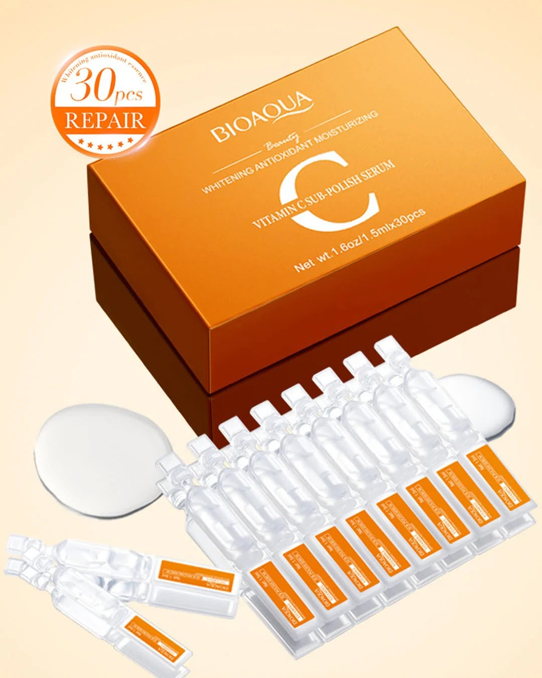 BIOAQUA - Ampolla Facial Vitamina C  (30 x 1.5 ml)